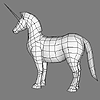 Unicorn 3D model